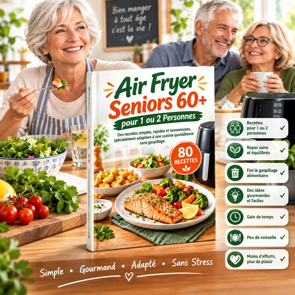 Air Fryer Seniors 60+ pour 1 ou 2 Personnes - Air Fryer Seniors 60+ pour 1 ou 2 Personnes