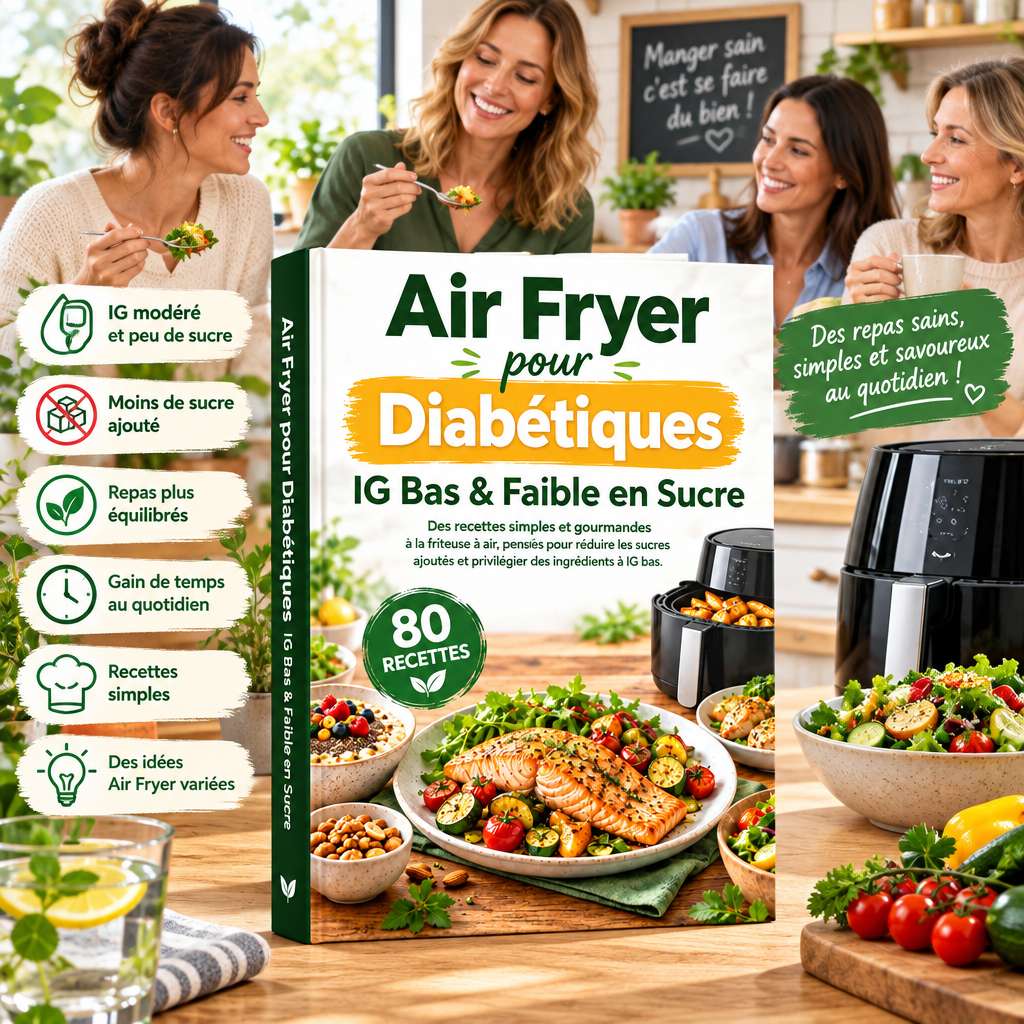 Air Fryer pour Diabétiques IG Bas & Faible en Sucre - Air Fryer pour Diabétiques IG Bas & Faible en Sucre