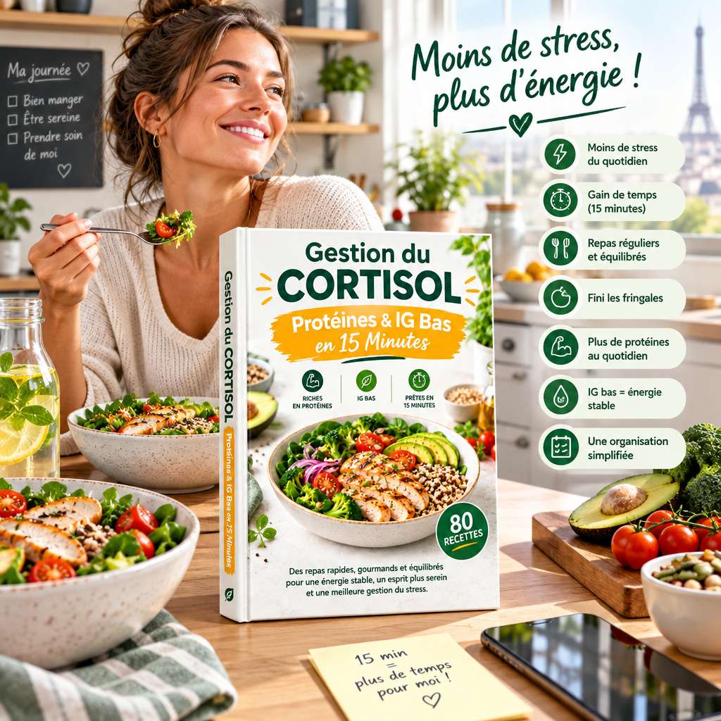 Gestion du Cortisol : Protéines & IG Bas en 15 Minutes - Gestion du Cortisol Protéines & IG Bas en 15 Minutes