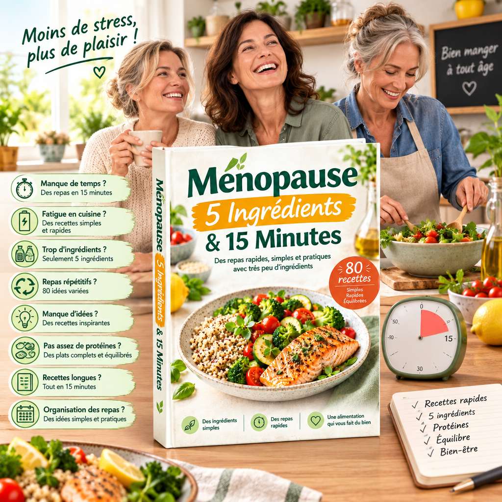 Ménopause 5 Ingrédients & 15 Minutes - Ménopause 5 Ingrédients & 15 Minutes