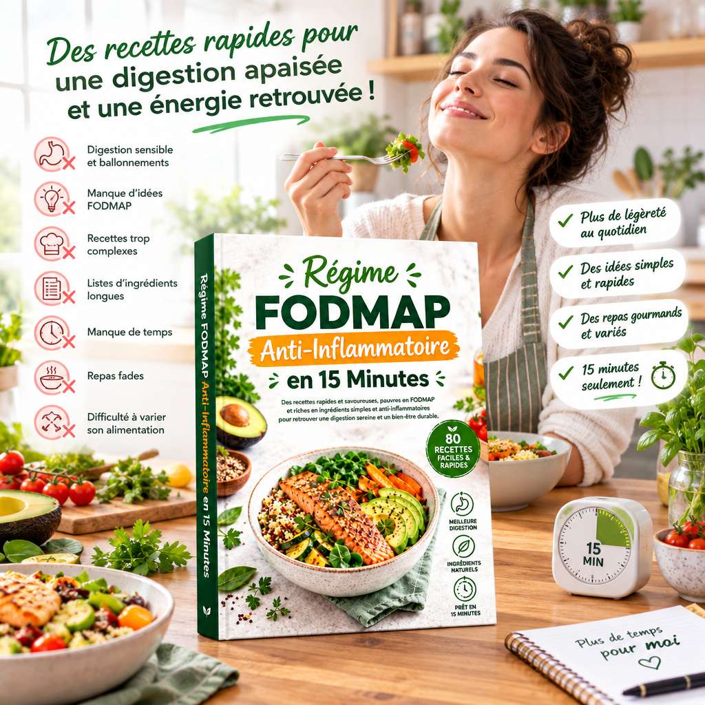 Régime FODMAP Anti-Inflammatoire en 15 Minutes - Régime FODMAP Anti-Inflammatoire en 15 Minutes