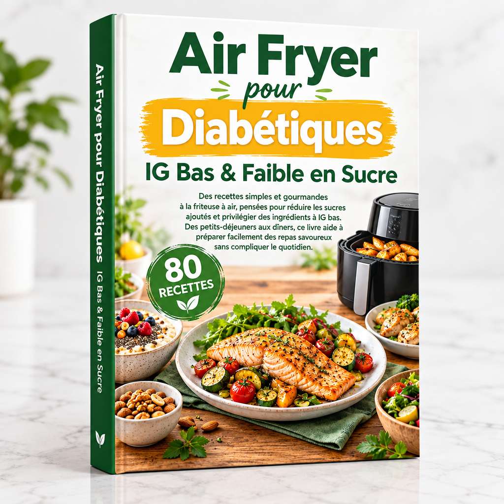 Air Fryer pour Diabétiques IG Bas & Faible en Sucre - Air Fryer pour Diabétiques IG Bas & Faible en Sucre